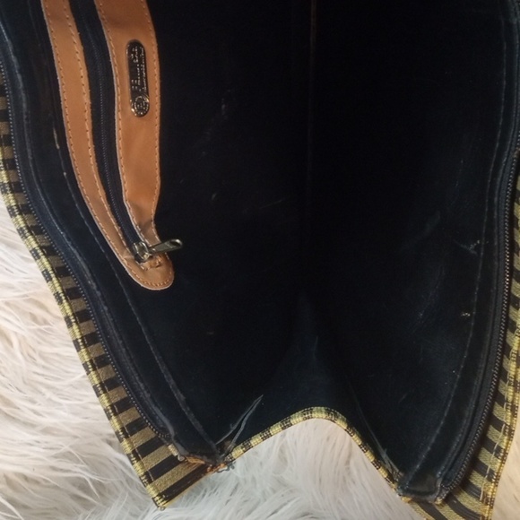VINTAGE FENDI PENGUIN STRIPED TOTE BAG - Picture 17 of 17